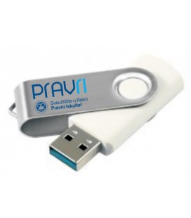 Štapić 32 GB USB 3.0 PRAVRI Bijeli